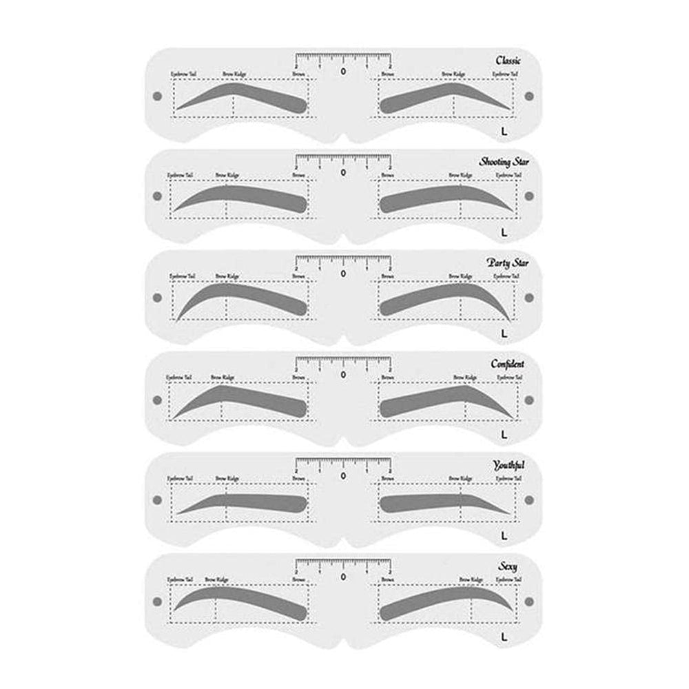KKPLZZ Molde cejas 24 formas, ofrece contorno preciso para cada rostro.