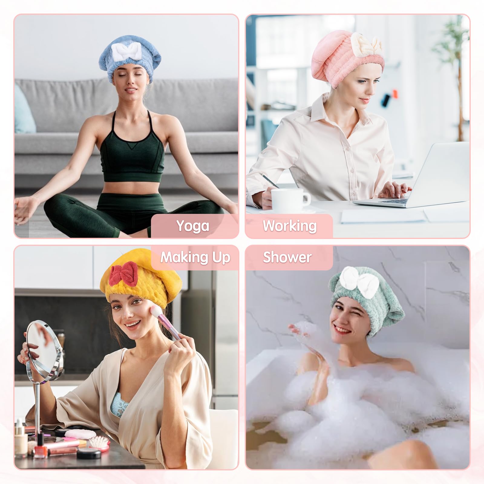 Kldnkig gorros secado microfibra, alta absorción para reducir el tiempo de secado