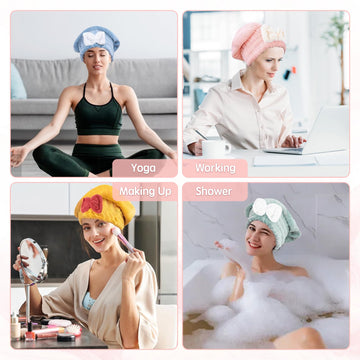 Kldnkig gorros secado microfibra, alta absorción para reducir el tiempo de secado