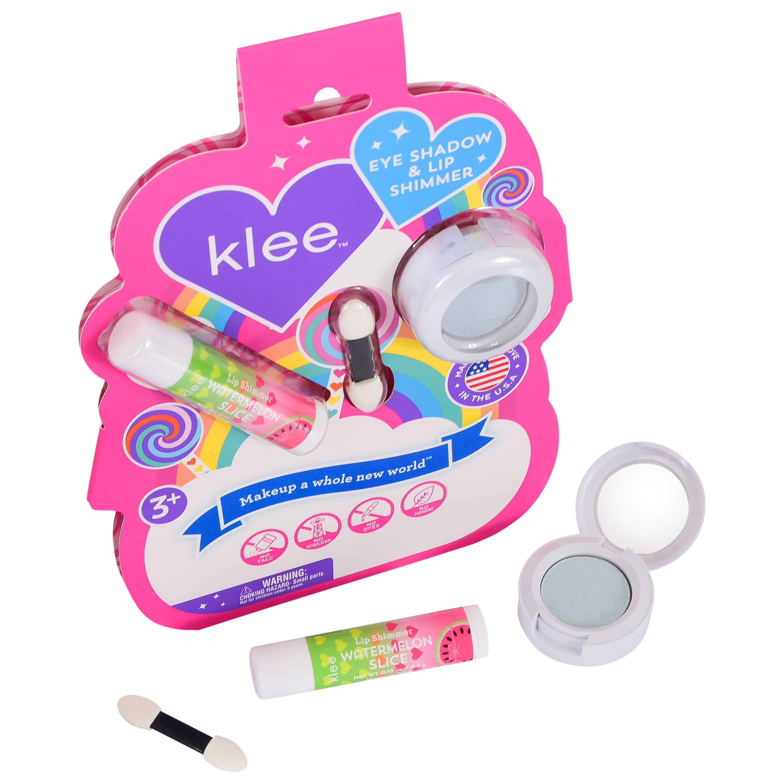 Brillo labial Watermelon Kiss de Klee Naturals hidratante y tono suave