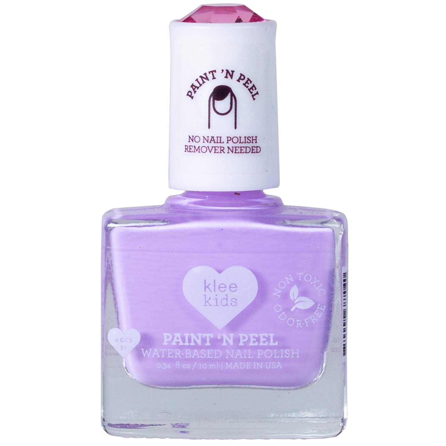 Esmalte a base de agua en tono Little Rock de Klee Naturals, secado rápido y fácil de retirar.