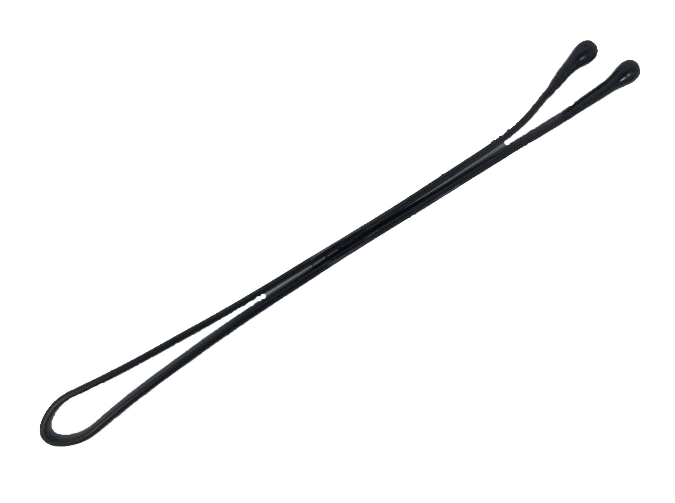 Kleravitex horquillas jumbo negras usadas para recogidos elegantes y seguros.