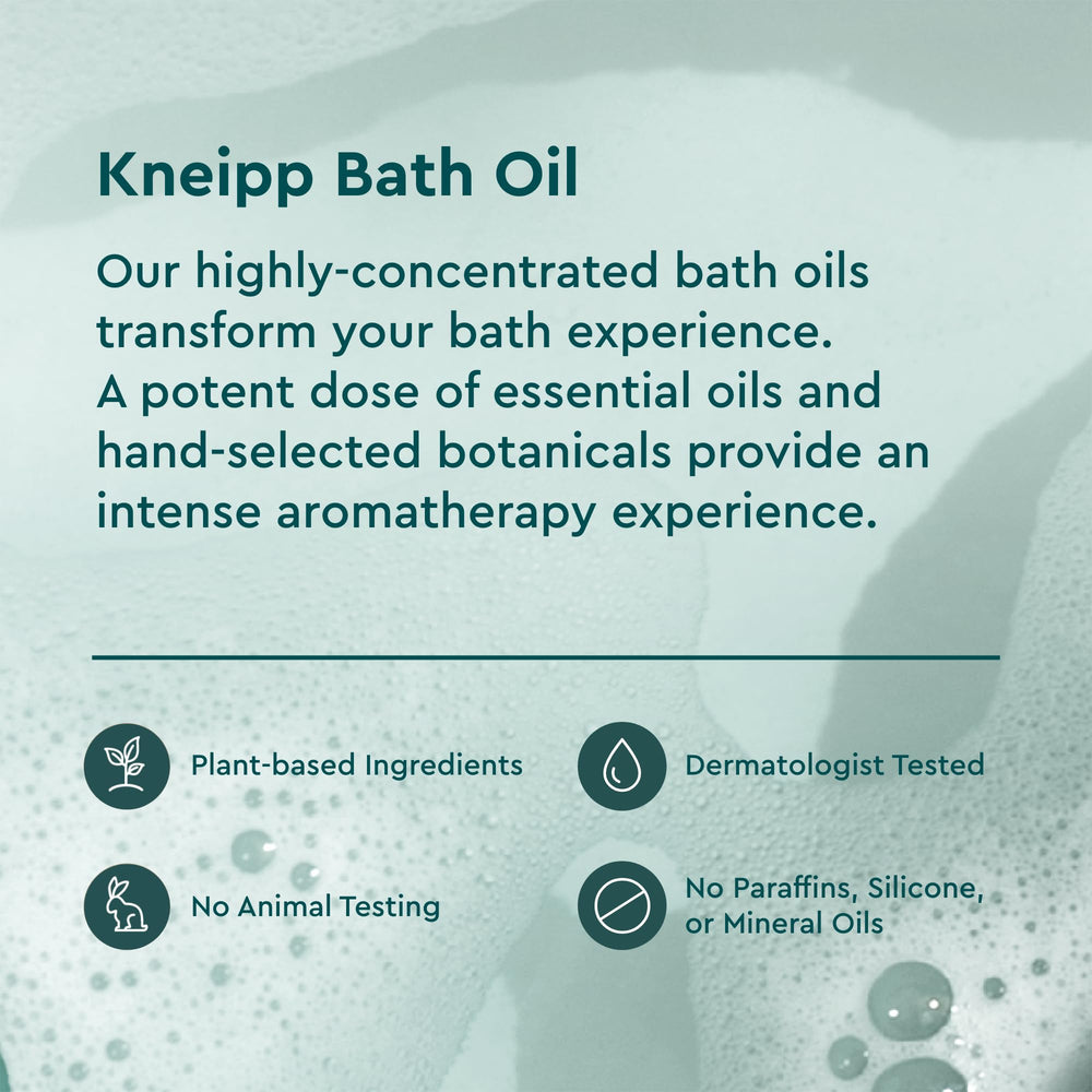 Kneipp Eucalipto para bienestar, aroma fresco que revitaliza la experiencia de baño.