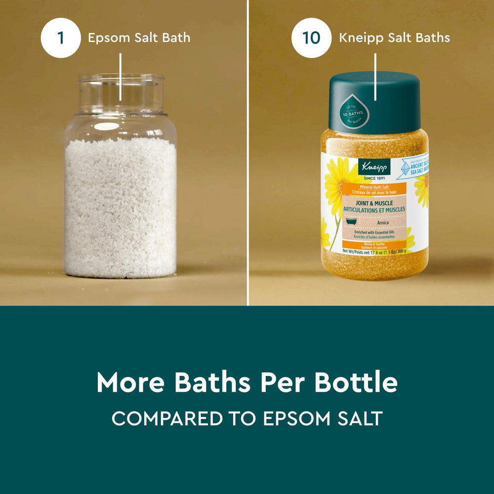 Kneipp Sal de Bano Cabreuva Romero Pino color dorado, atmosfera relajante.