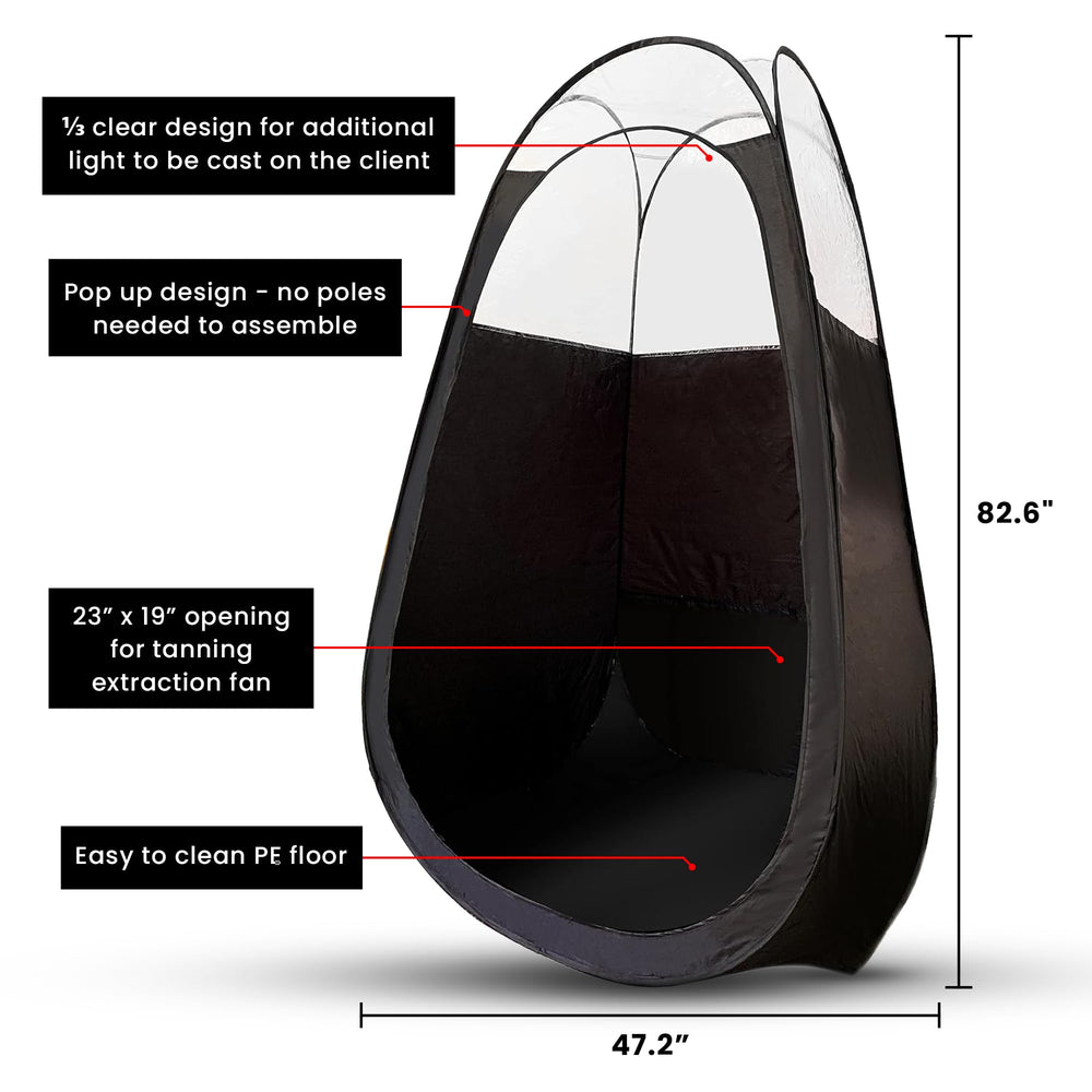 KOBBTAN toldo bronceado portátil, fácil de mover entre sesiones de bronceado.
