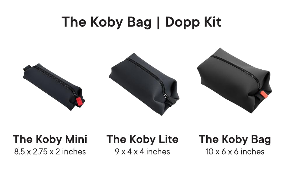 TOOLETRIES Koby Mini: design durable et élégant dans un coloris charbon.