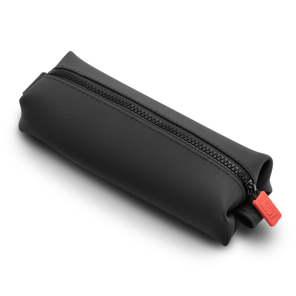 TOOLETRIES Koby Mini; trousse silicone charbon, rangement pratique pour vos essentiels en voyage.