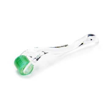Koi Beauty derma roller with portable storage case for on-the-go use.