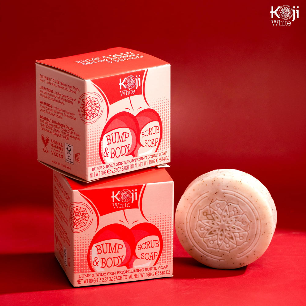 Koji White barra textura cremosa: se enjuaga facil y deja piel suave