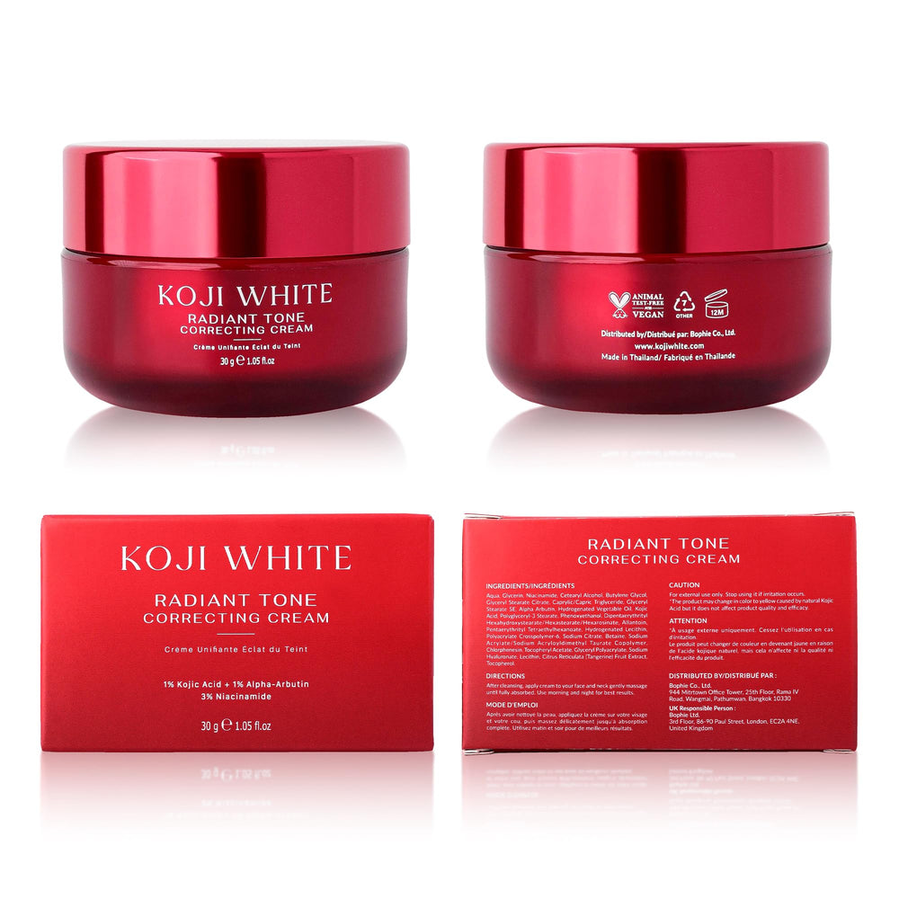 Koji White: formato de tubo práctico para dispensar.