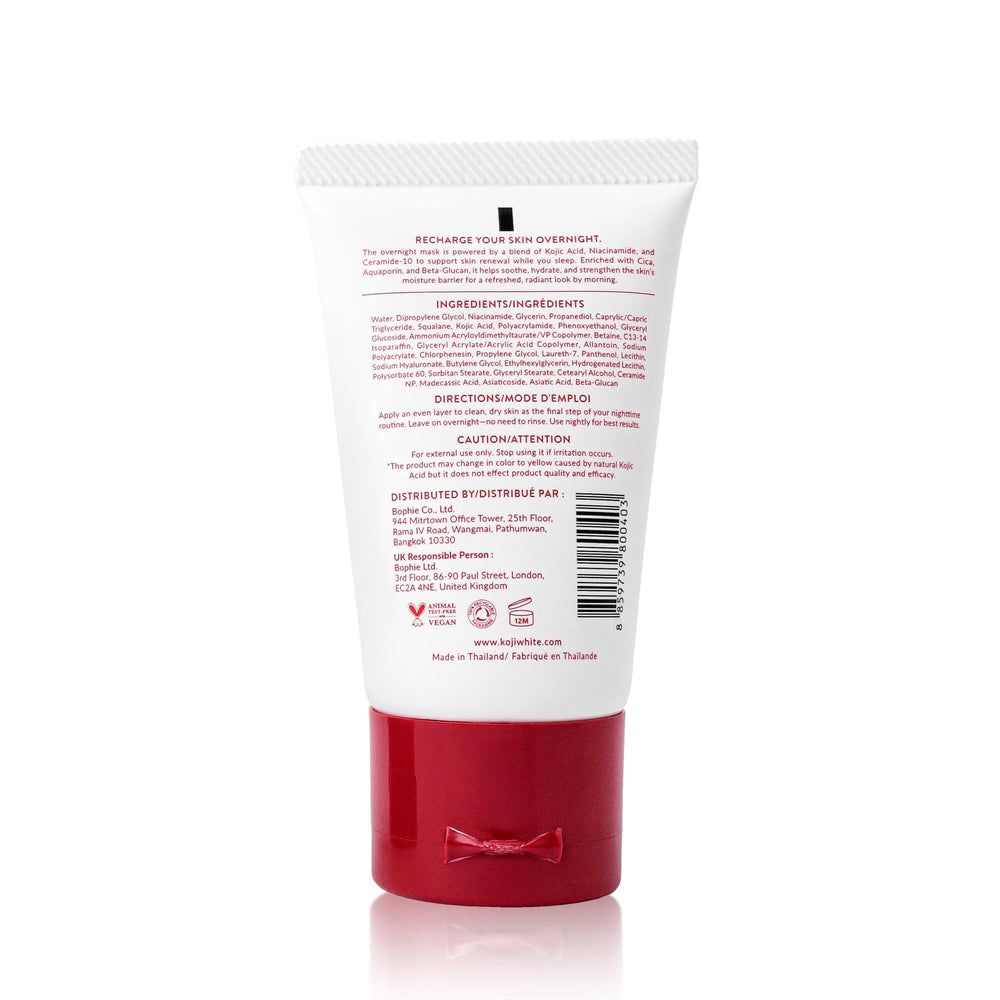 Koji White Cruelty-Free: libre de pruebas en animales y pensado para veganos.