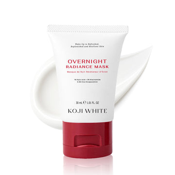 Koji White Mascara Nocturna Frasco: hidratación intensa al dormir y piel suave.