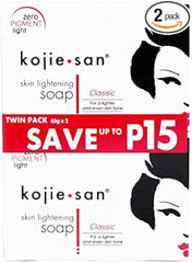 kojie-san doble-pack de 65 g para claridad de piel