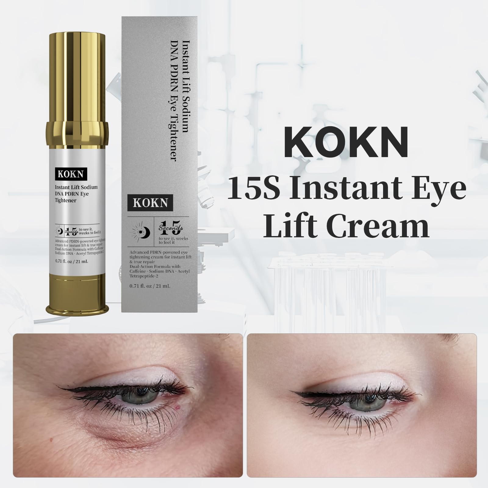 KOKN 15S travel-use visual for on-the-go skincare.