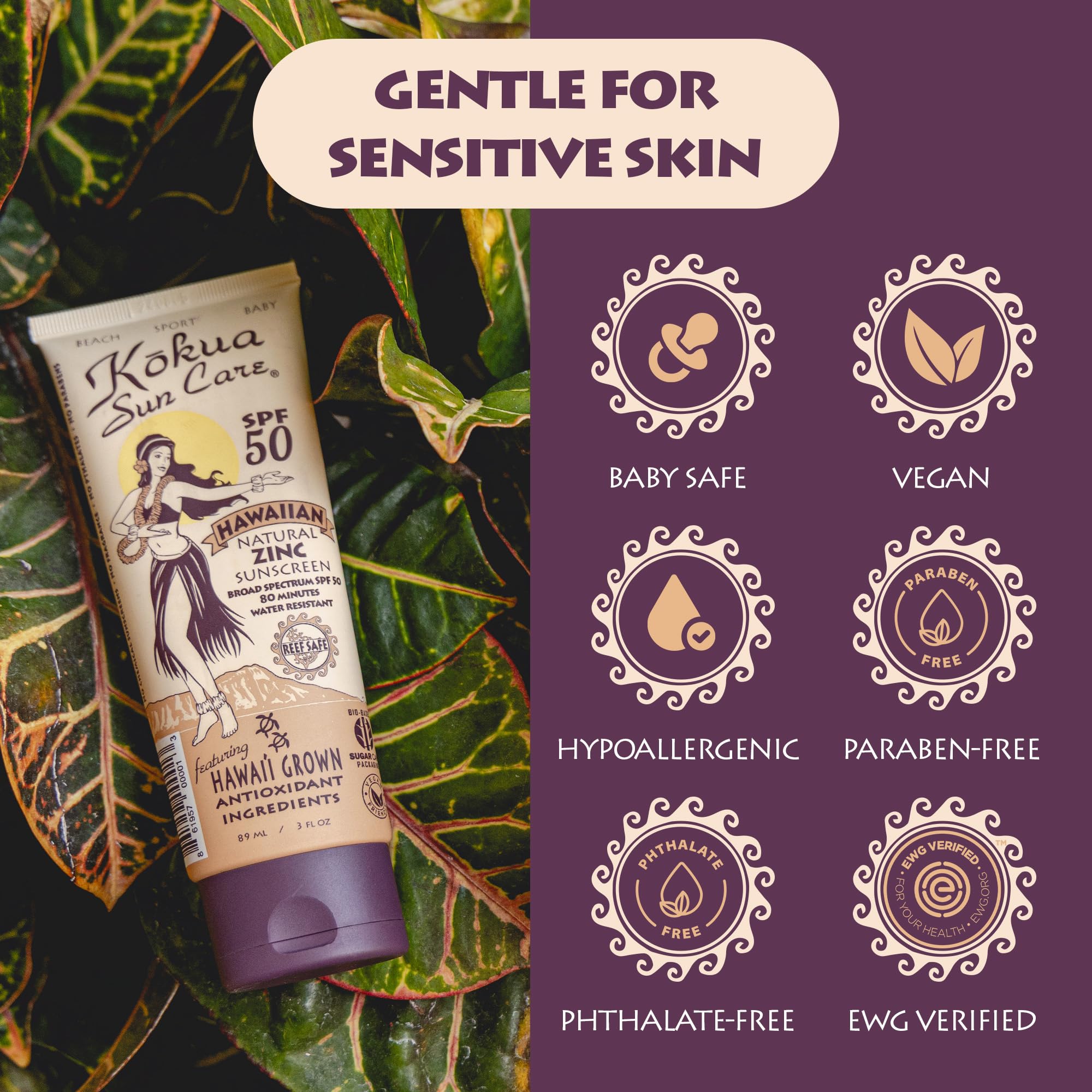 Kokua Sun Care: aplicación familiar con textura clara y sin manchas