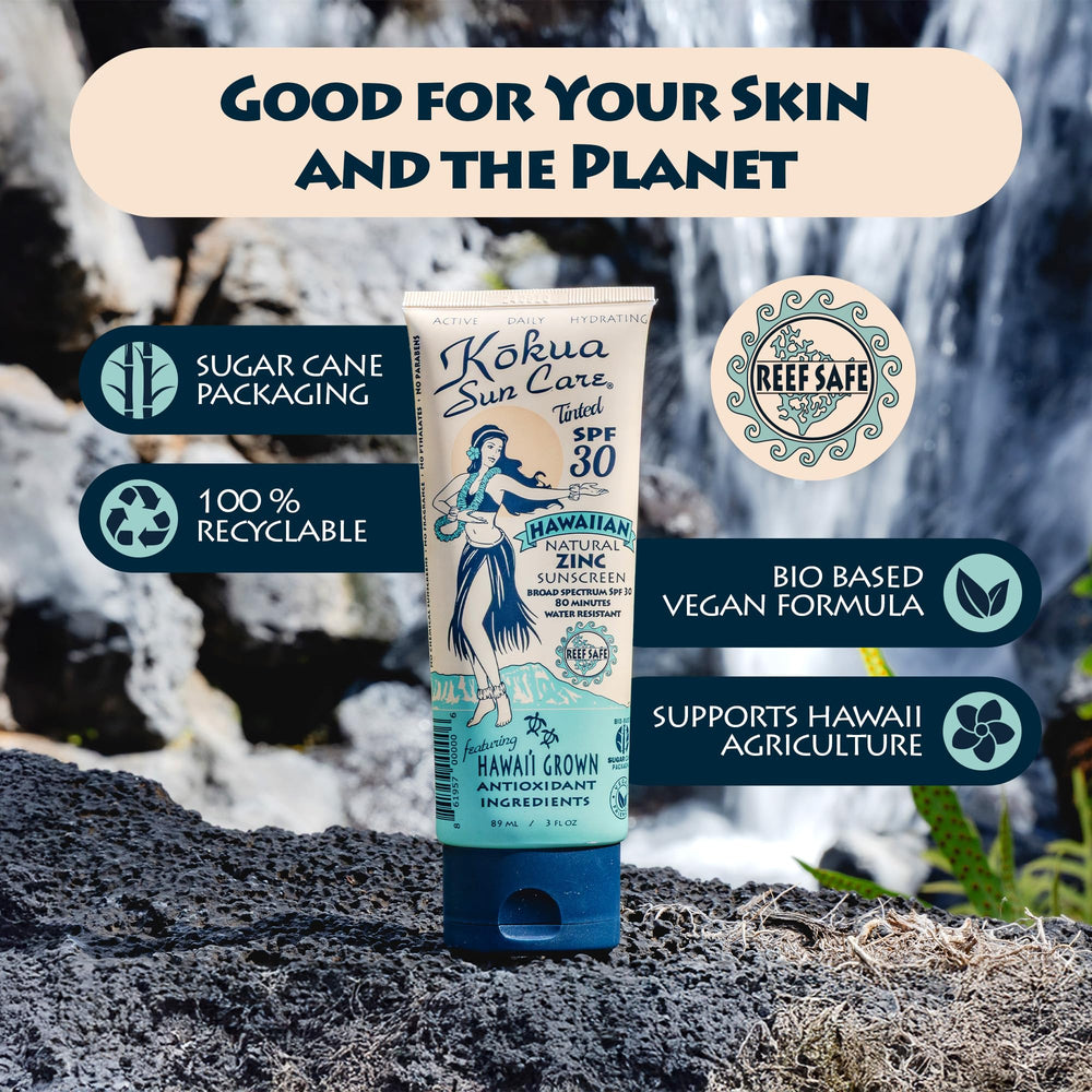 Kokua Sun Care résistance à l'eau 80 min idéal pour natation.