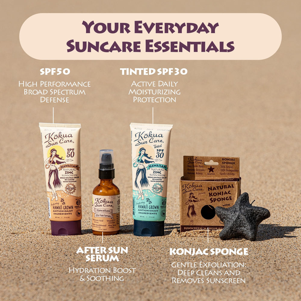 Kokua Sun Care ingrédients hawaïens superfoods pour douceur et éclat.