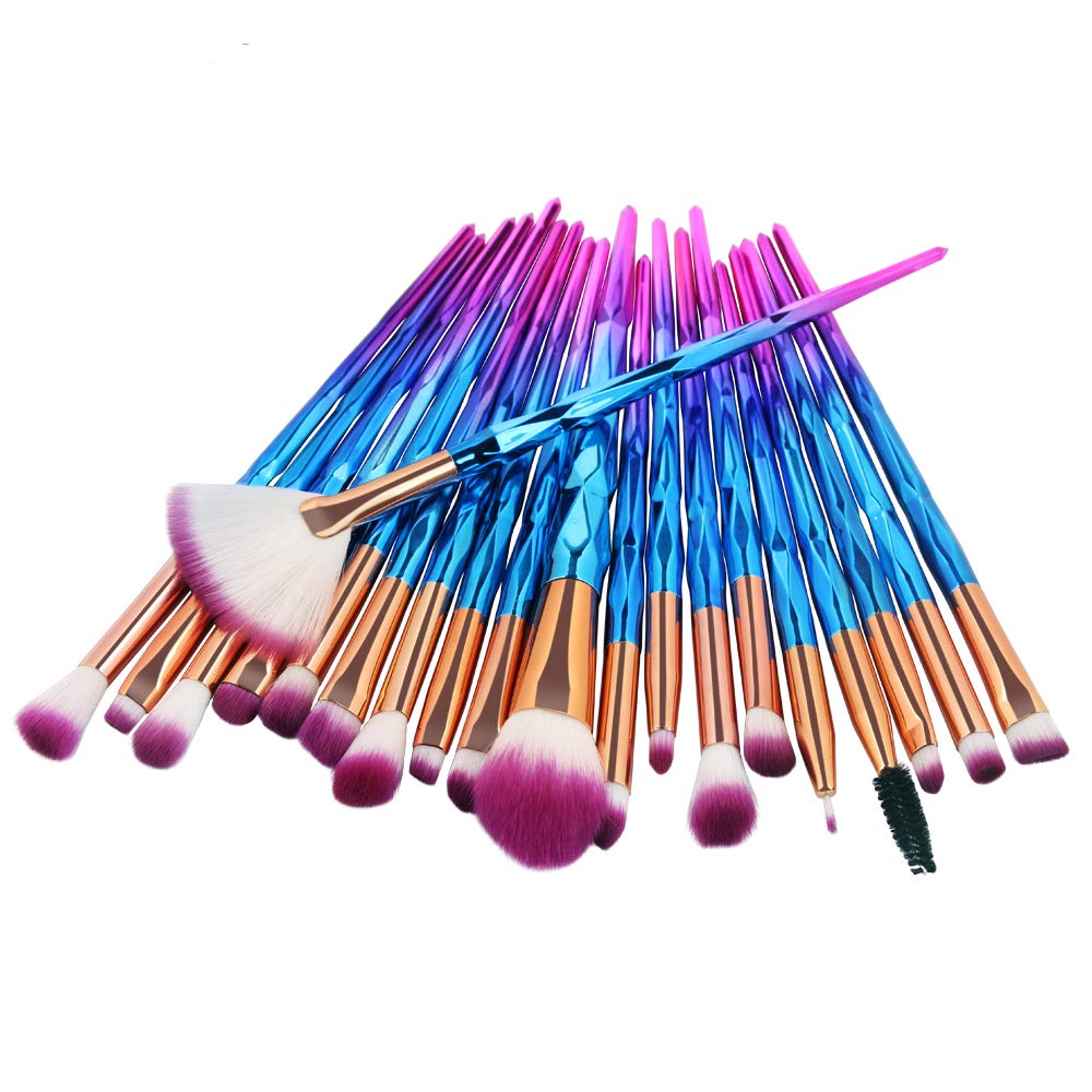 kolight juego de brochas para sombras de ojos, aplicación suave y uniforme.
