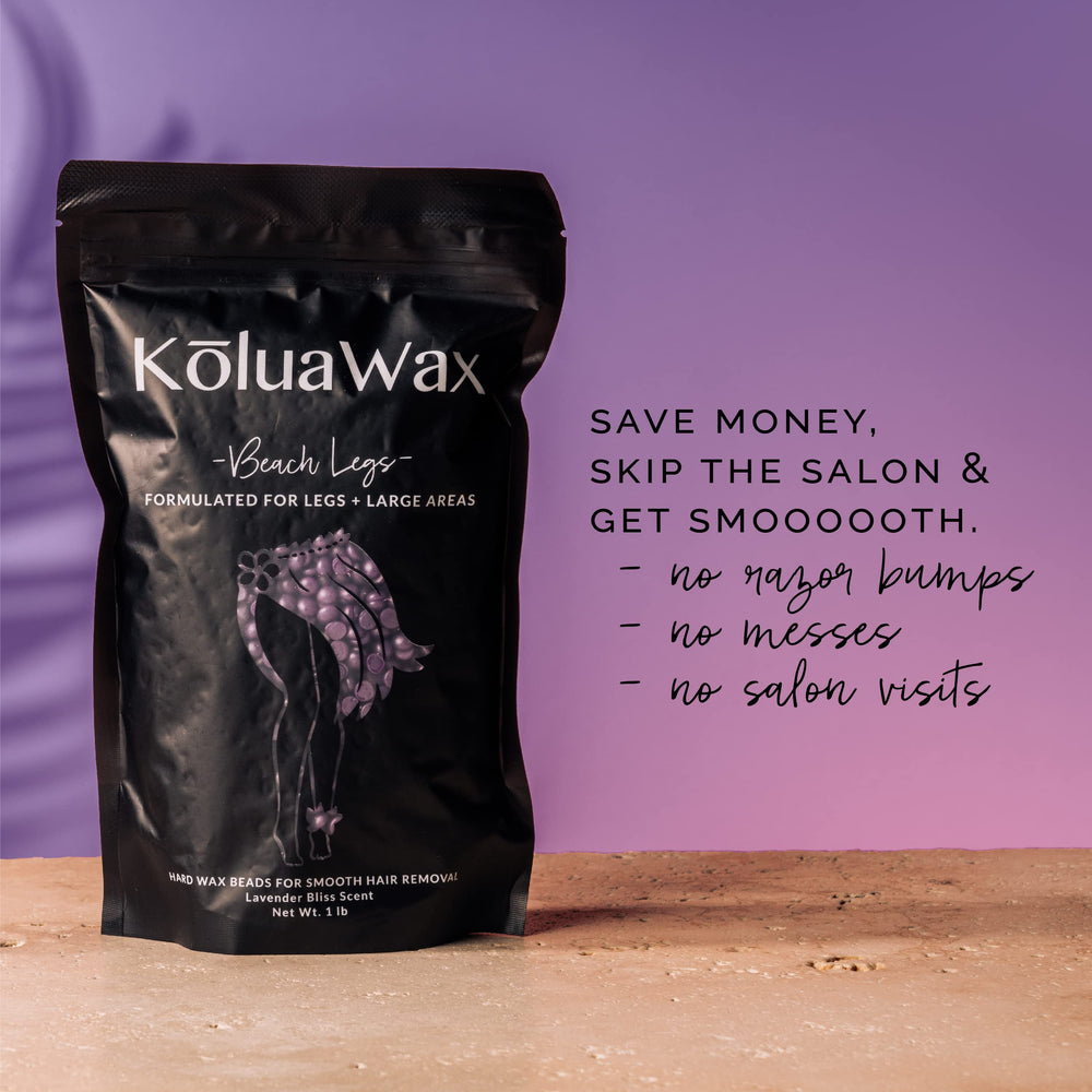 KoluaWax aplicadores grandes 10 lavanda: aplicación limpia y precisa.