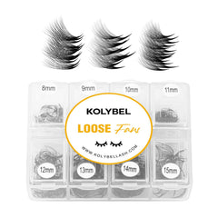 kolybel abanicos prefabricados 600 unidades, empaque compacto para aplicación rápida de volumen