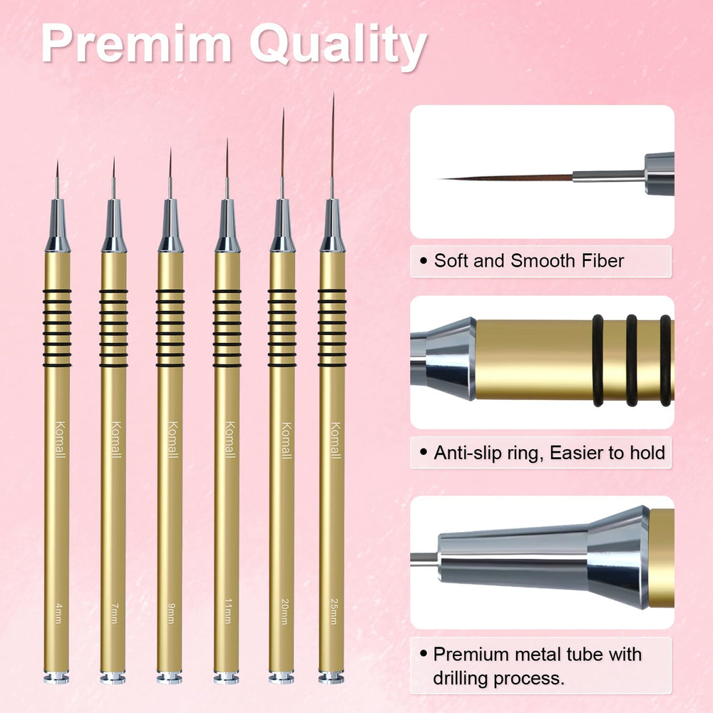 Cepillo Komall de 20 mm para rellenos uniformes.
