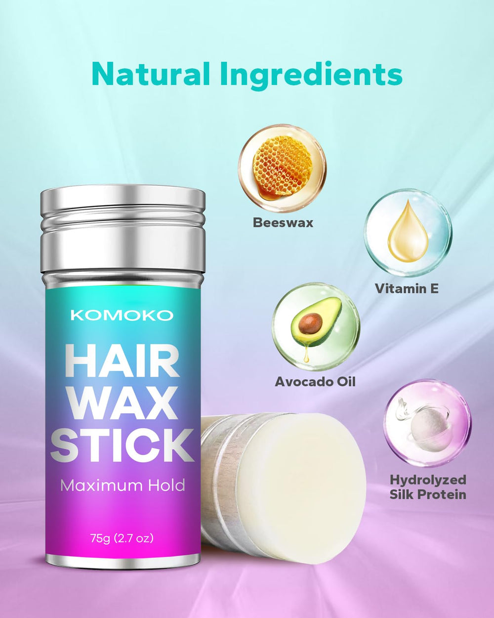 Barra Komoko Wax adecuada para todo tipo de pelo