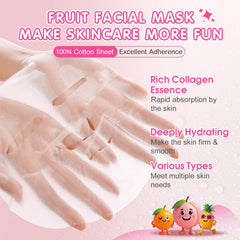 KONEUK mascarilla fruta piña, hidratación para la piel.