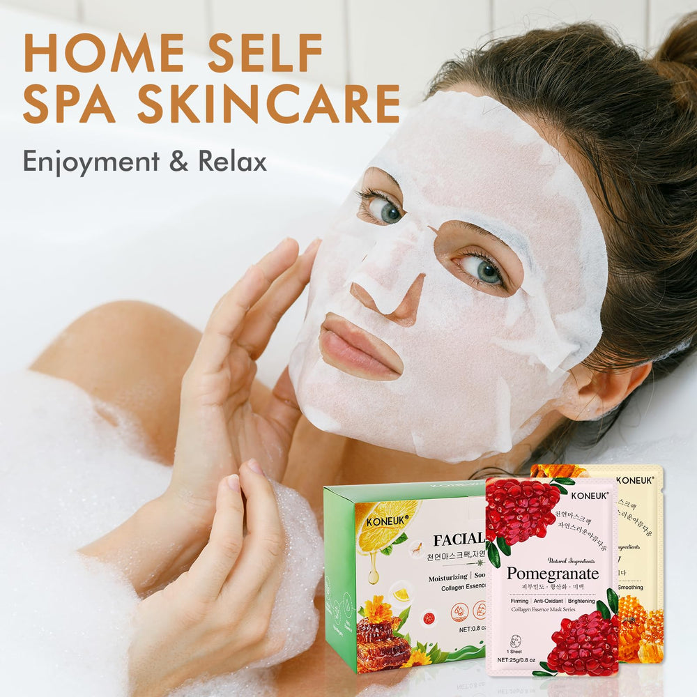 KONEUK 56 Pack Mascarillas Faciales, regalo perfecto para fechas festivas y ocasiones