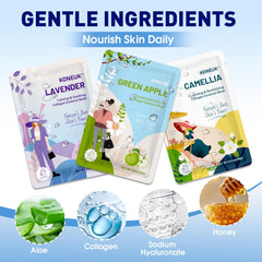 Mascarilla facial KONEUK de manzanilla para calma suave