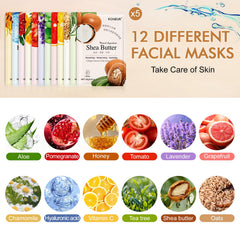 KONEUK, ingredientes naturales en cada mascarilla para piel sensible.