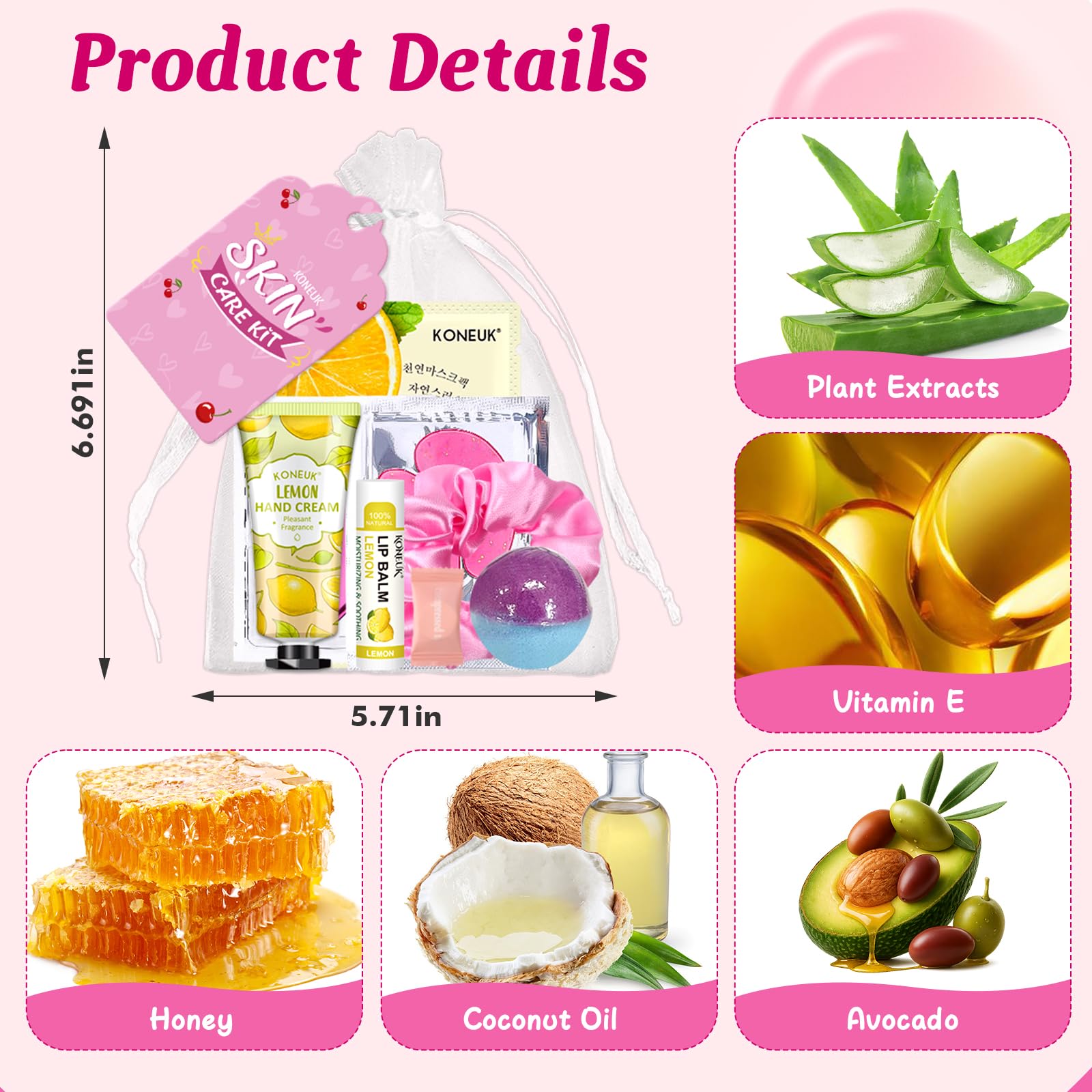 KONEUK bombes-bain-pieds – expérience relaxante et parfum apaisant