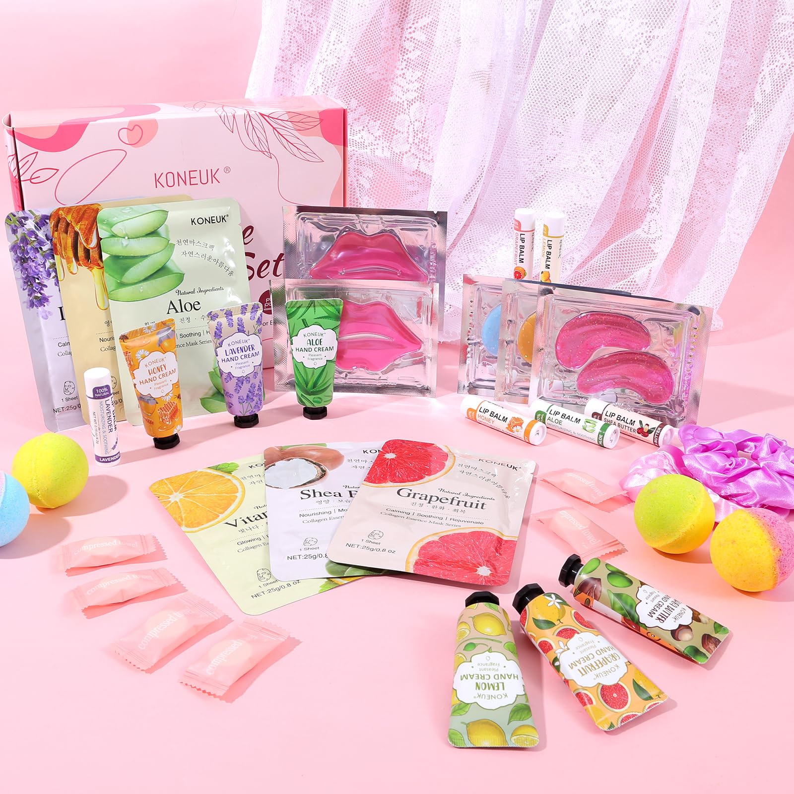 KONEUK serviettes-compressees – essuyage rapide et usage pratique spa