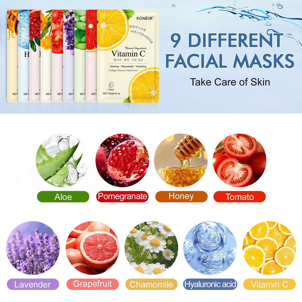 KONEUK mascarilla granada para hidratacion profunda y elasticidad