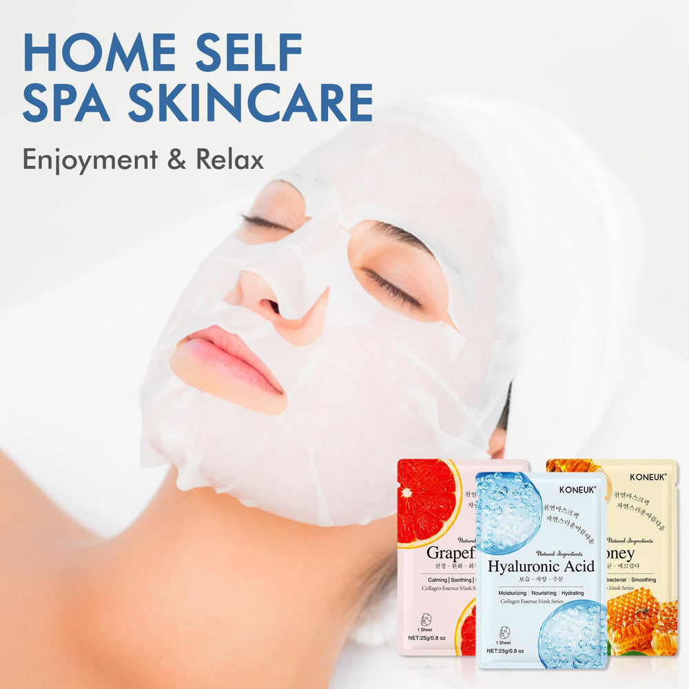 KONEUK mascarilla lavanda para relajacion y cuidado suave