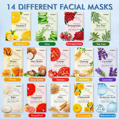 KONEUK regalo de mascarillas faciales, spa en casa para sorprender.