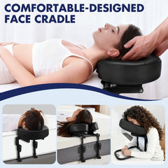Almohada rostro KONOVOLY de doble capa para confort y distribución de presión.