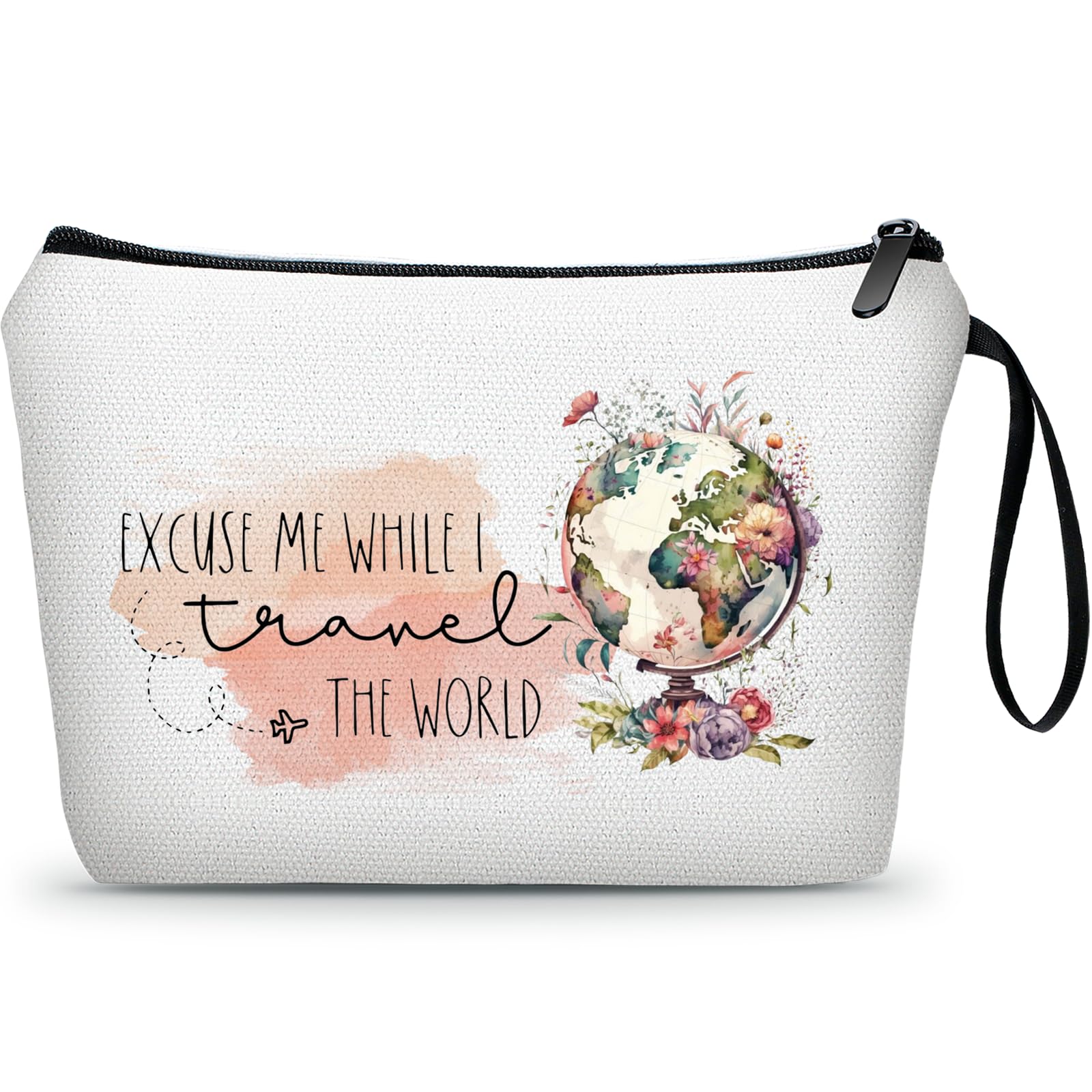 KONSOM neceser de viaje para mujer, frente, organiza cosméticos y esenciales