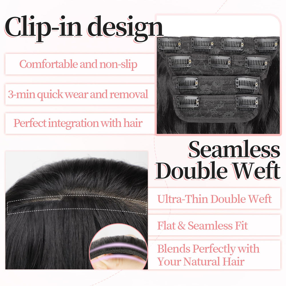 KooKaStyle synthetic fibers look natural and easy to style.