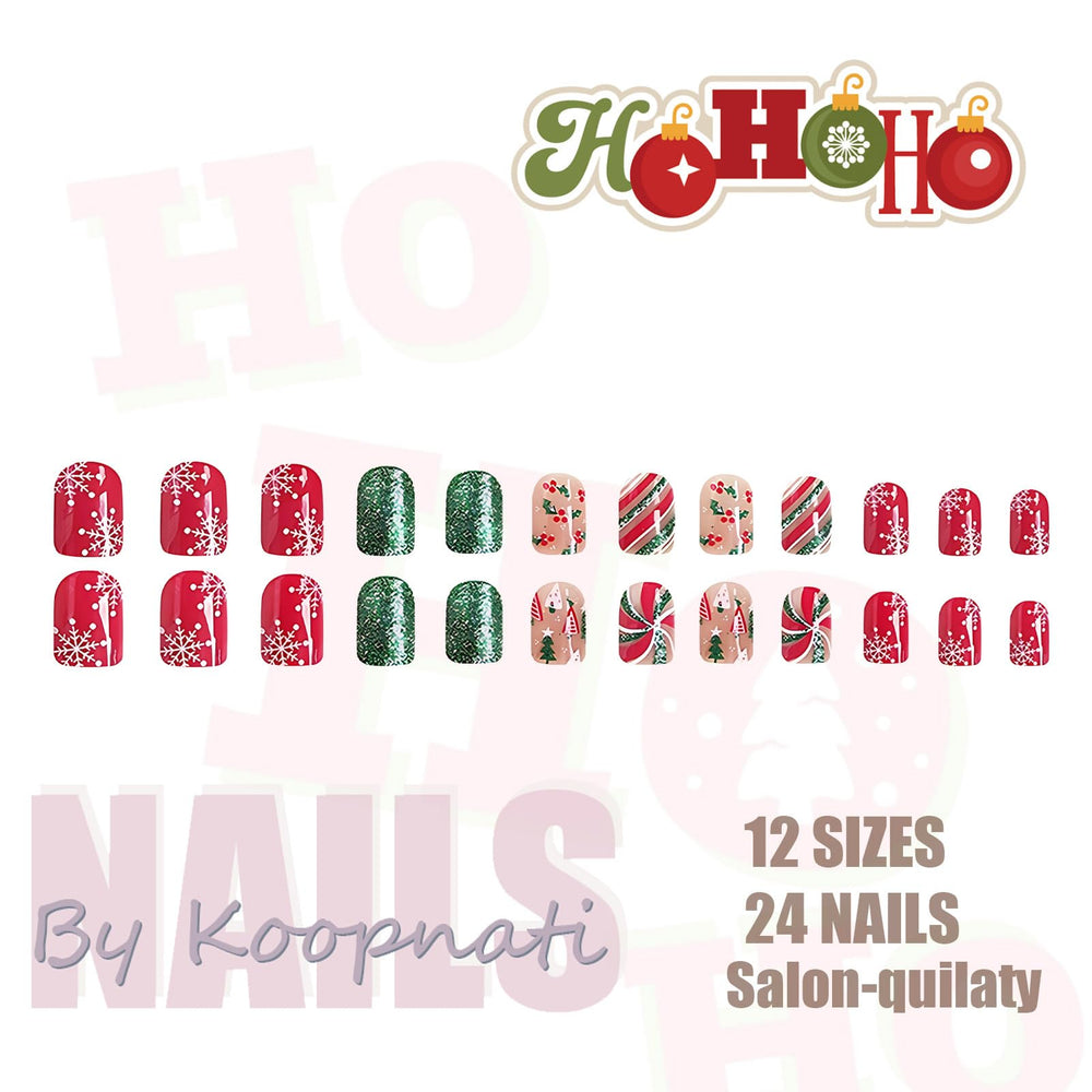 Uñas koopnati navidad regalo perfecto para amigas o familia.