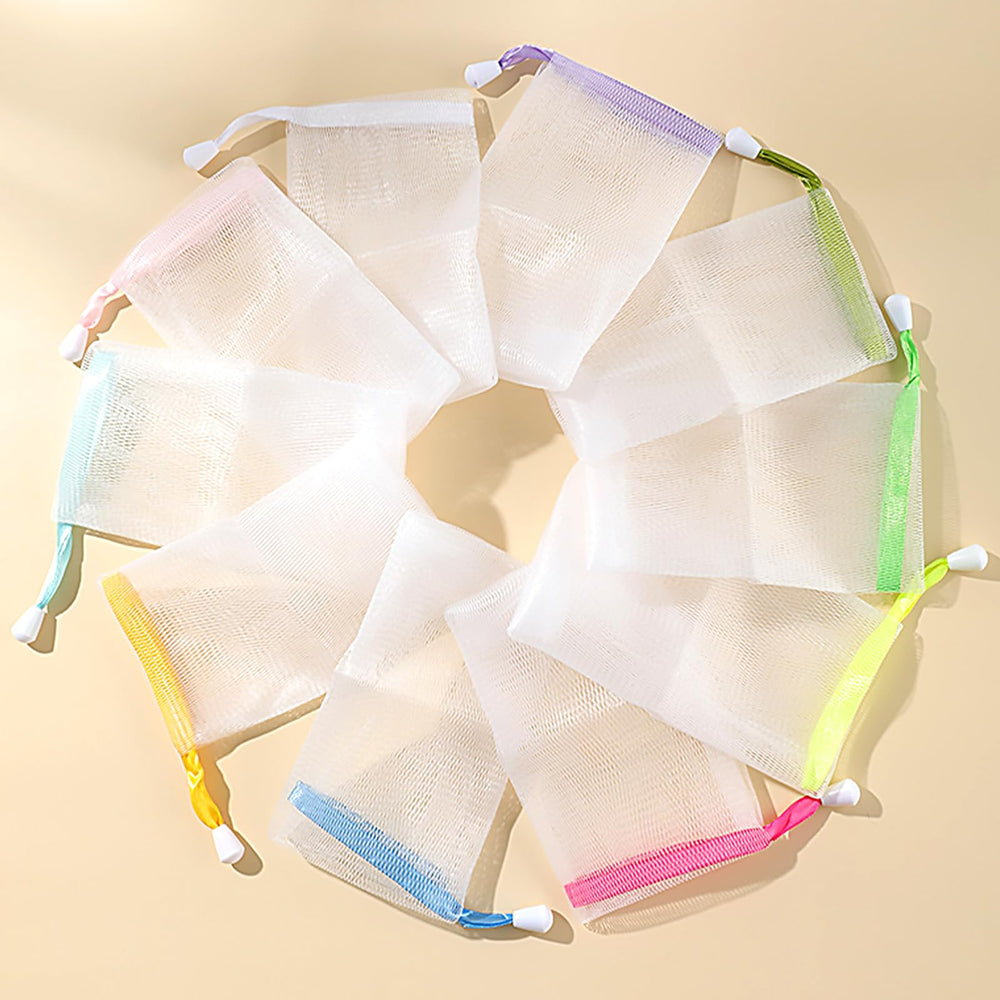 Kootinn bolsas exfoliantes malla jabón, paquete de 10, ideal para ducha.