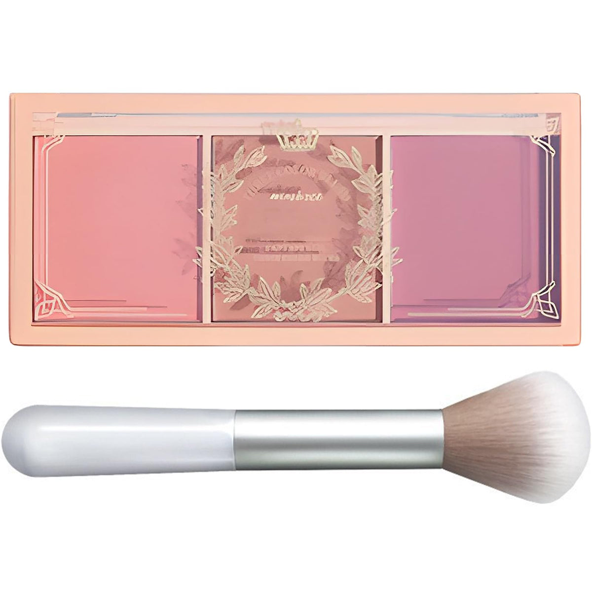 Kootinn paleta rubor trio con pincel incluido para un aspecto natural