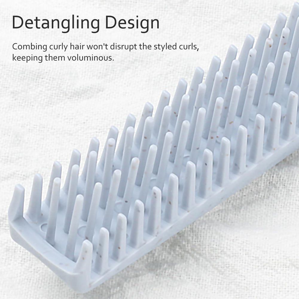 Peine Kootinn de paja de trigo ideal para desenredos de cabello grueso.