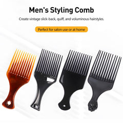 Kootinn peines afro lift dientes grandes negro: desenredan con suavidad y control del frizz.
