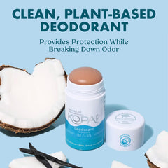 Kopari desodorante coco, aplicación suave para una sensación fresca todo el día.
