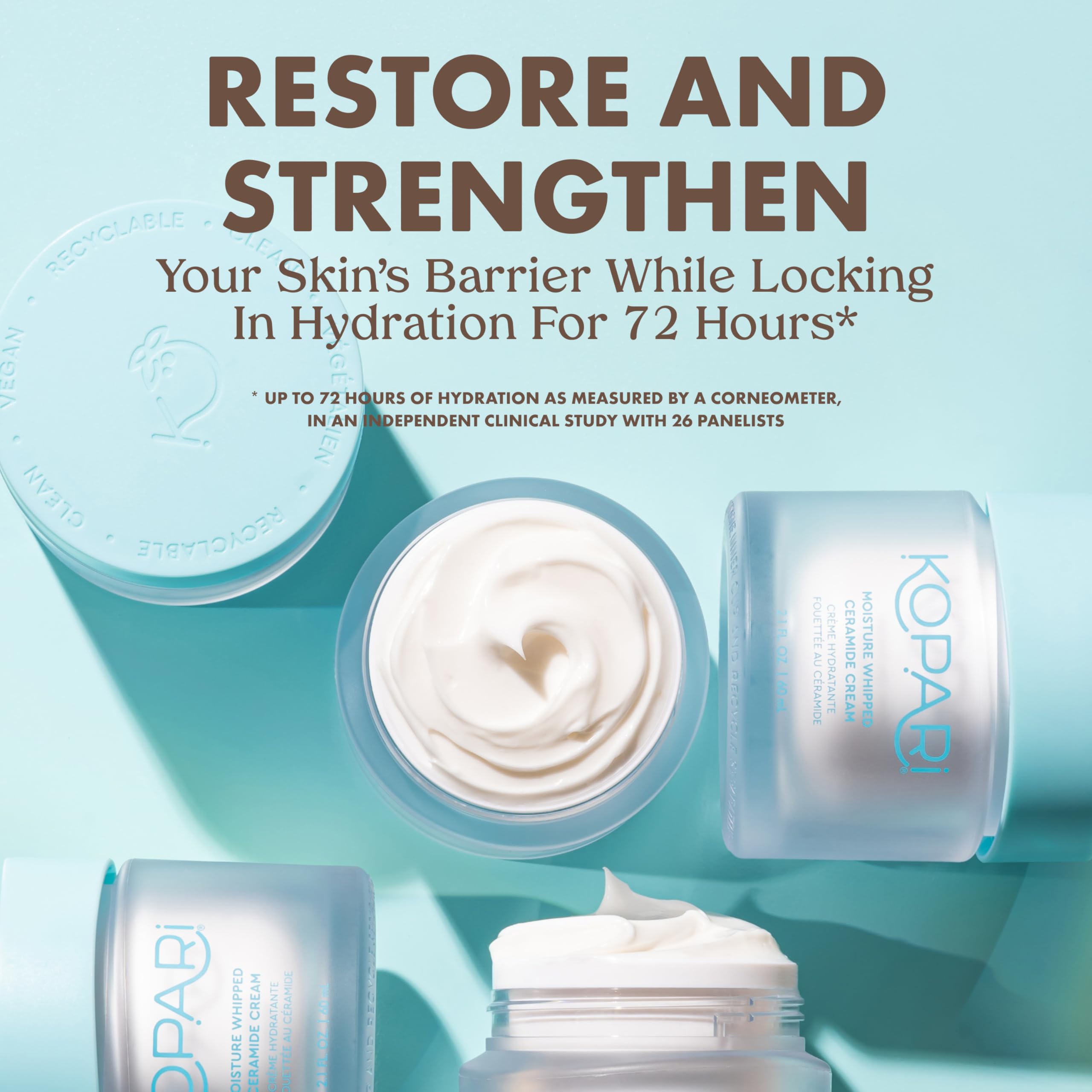 Kopari crema ceramidas textura batida ligera y nutritiva