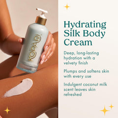 Kopari Crème Hydratante avec acide hyaluronique et acide polyglutamique pour peau repulpée.