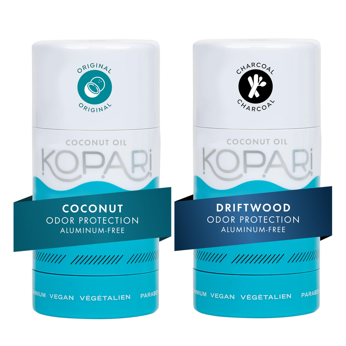 Kopari Déodorant Coco Original, glisse douce et application rapide.