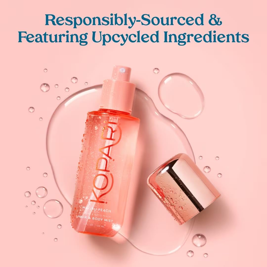 Bruma Kopari Malibu Peach, aroma floral suave para el cabello