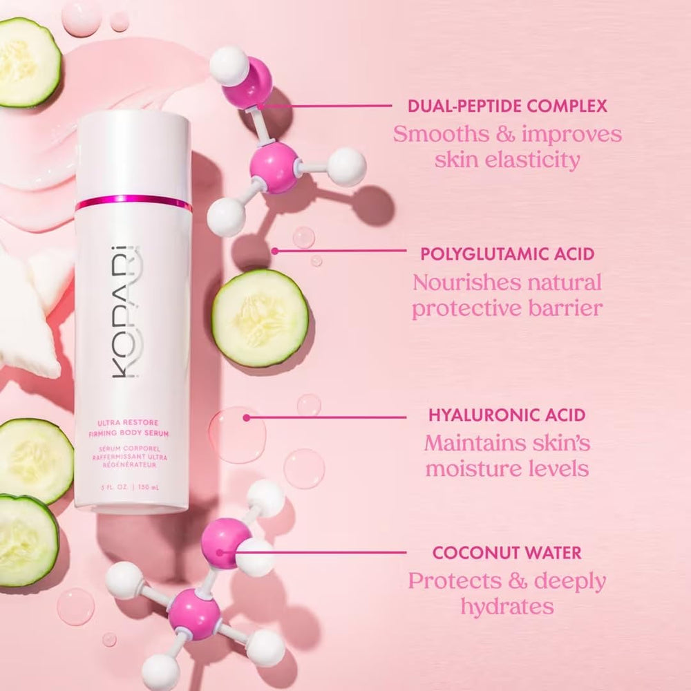 Kopari Ultra Restore Serum, absorción rápida para uso diario.