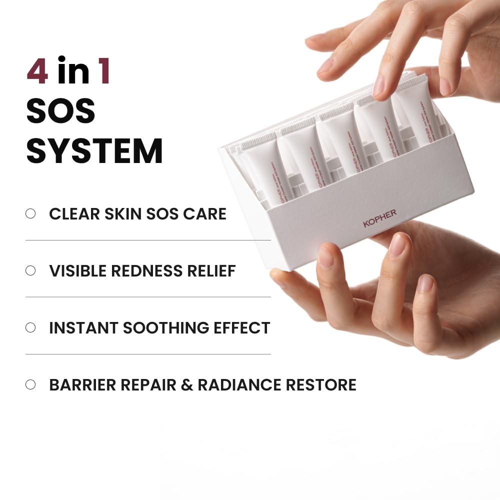 KOPHER SOS System Innovación cuidado piel, mejora resiliencia y equilibrio visible.